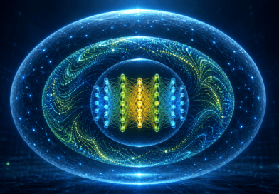 IA, machine learning y deep learning: diferencias con ejemplos Visualización futurista de tres niveles anidados: inteligencia artificial, machine learning y deep learning