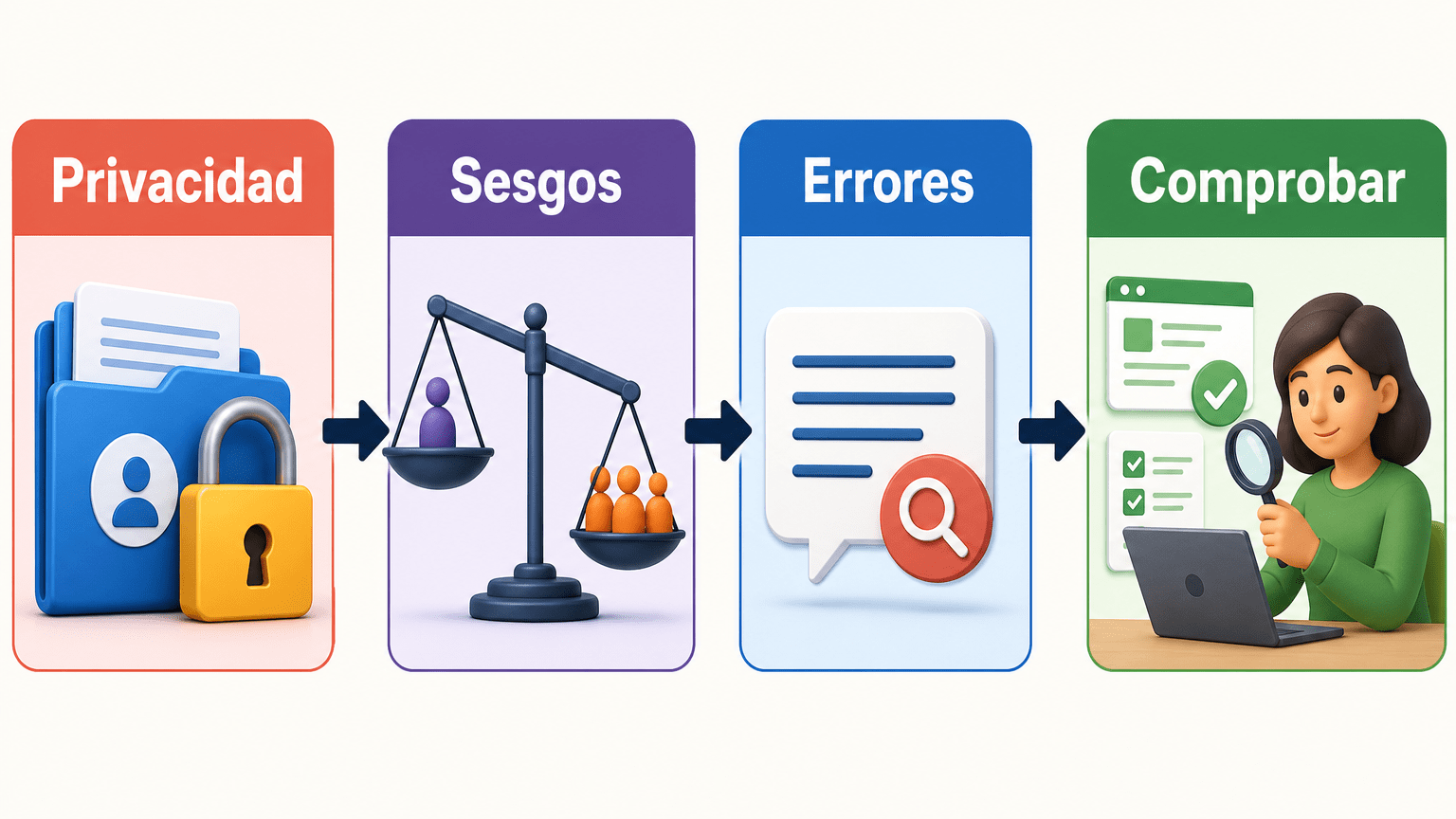 Tres riesgos de la inteligencia artificial: proteger los datos, detectar sesgos y comprobar las respuestas